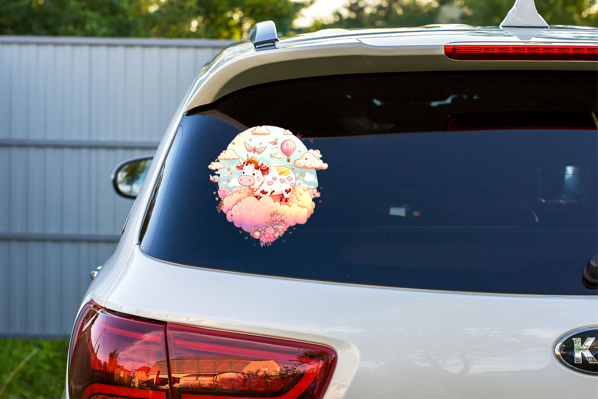 Cute Cow Colourful Vinyl Sticker Decals N463 - Picture 5 of 8